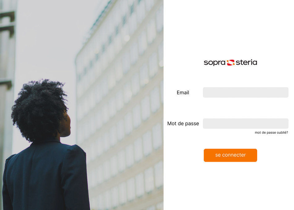 Login page